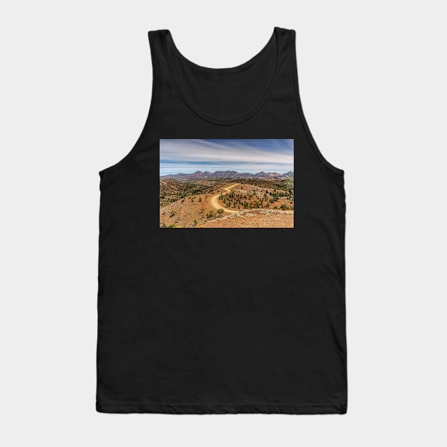 Razor back ridge Flinders Ranges Tank Top by Bevlyn